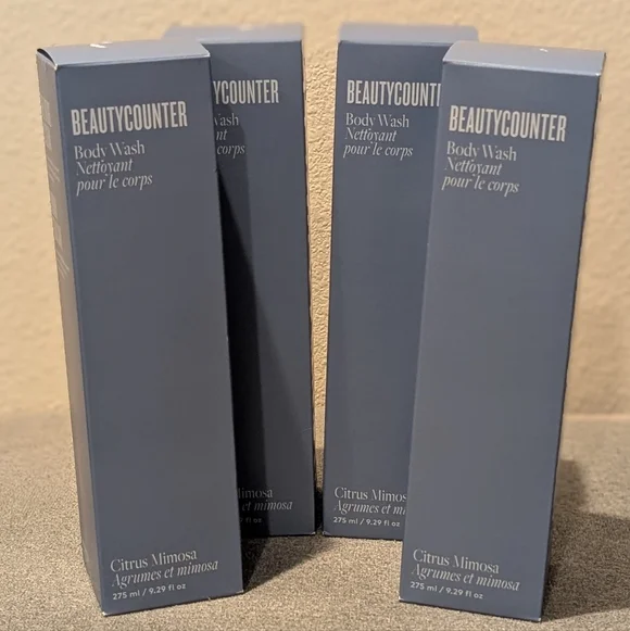 4 CITRUS MIMOSA Beautycounter Body Wash New in Box Discontinued Bundle of 4 - Picture 1 of 6